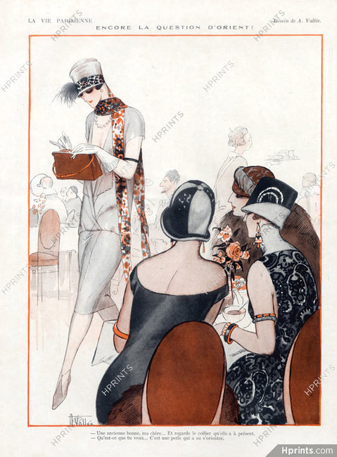Armand Vallée 1924 Courtisan, Elegant Parisienne