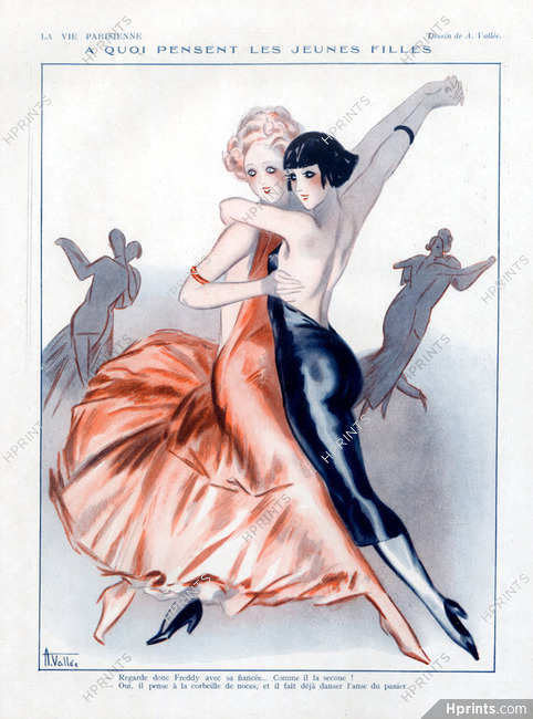 Armand Vallée 1924 Women Dancing