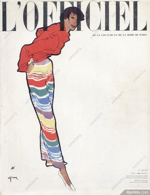 Jacques Fath 1949 René Gruau, Cover