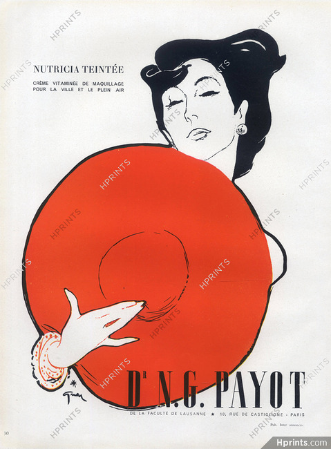 Payot (Cosmetics) 1949 René Gruau