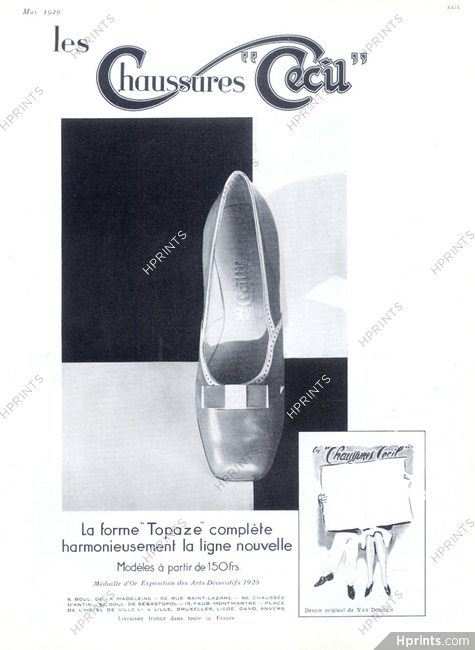 Cecil (Shoes) 1929 Kees Van Dongen
