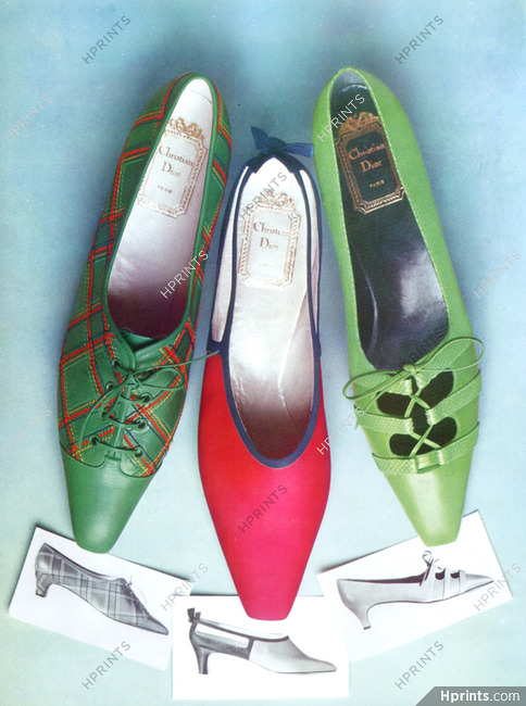 Christian Dior (Shoes) 1964 Chaussure de Sport, Sandale de Cocktail, Photo Guégan
