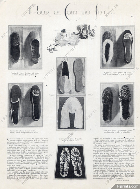 Slippers 1922 Pantoufles