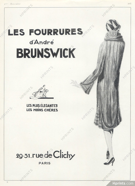 André Brunswick (Fur Clothing) 1925