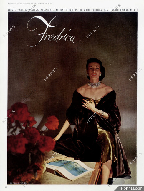 Fouke (Fur Clothing) 1952 Fredrica Fur Coat
