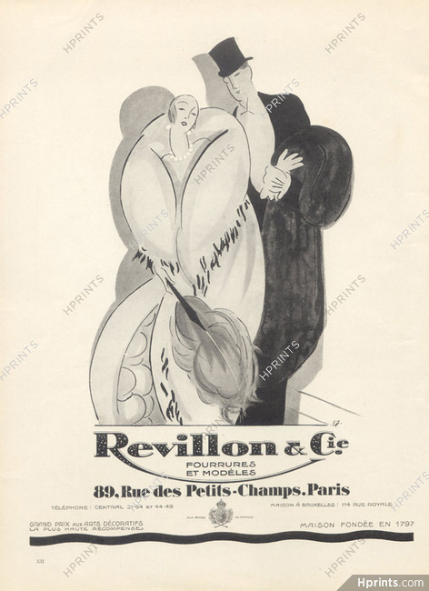 Revillon (Fur Clothing) 1926 Odap