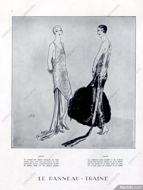 Callot Soeurs (Couture) 1928 Lee Creelman Erickson, Evening Gown