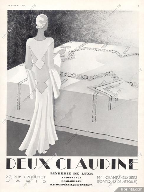 Deux Claudine (Lingerie) 1930