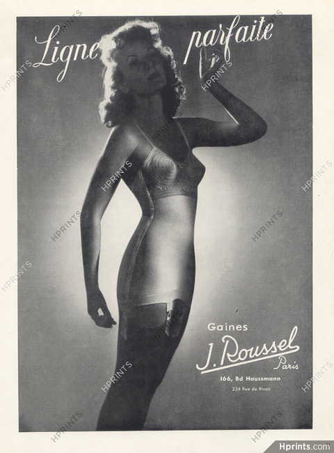 J.Roussel (Girdles) 1947 Ligne Parfaite