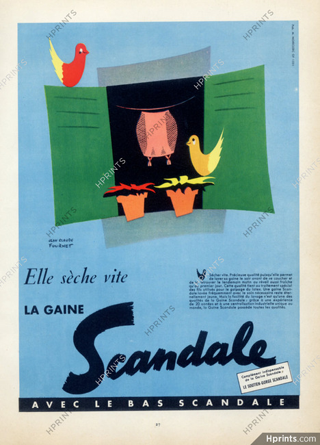 Scandale (Lingerie) 1955 Jean-Claude Fournet