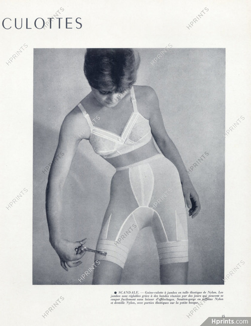 Scandale (Lingerie) 1962 Gaine-Culotte, Panty Girdle