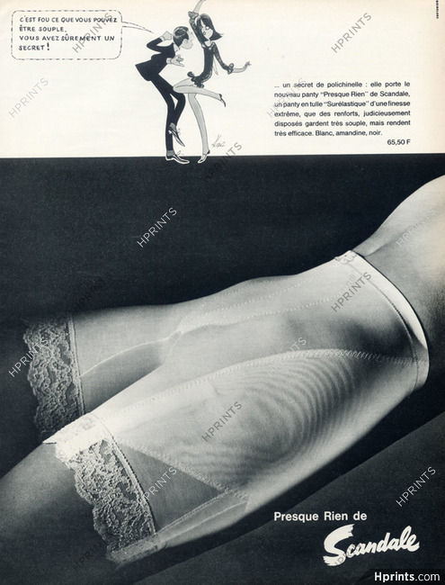 Scandale (Lingerie) 1968 Edmond Kiraz, Panty