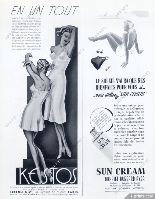 Advert for Kestos underwear 1934 For sale as Framed Prints, Photos