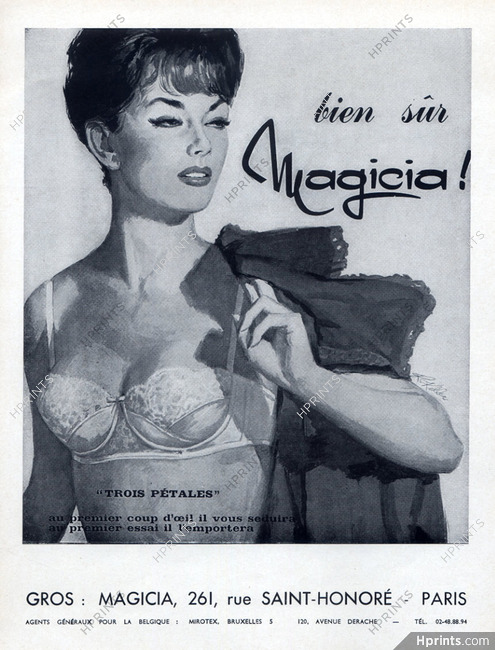 Magicia (Lingerie) 1962 R. Keller, Bra