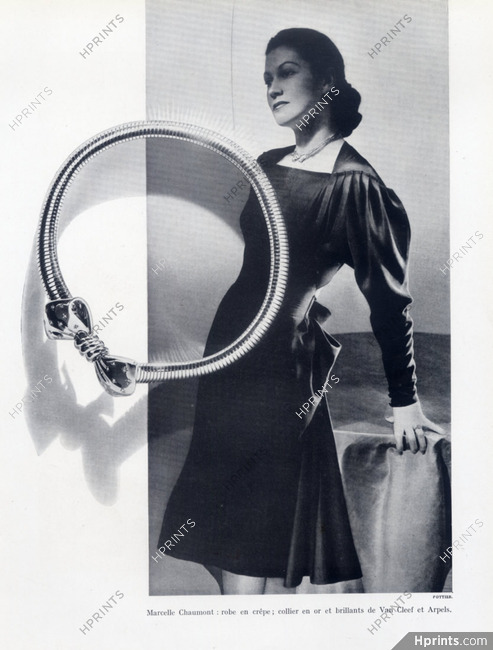Van Cleef & Arpels 1946 Marcelle Chaumont Dress, Photo Pottier