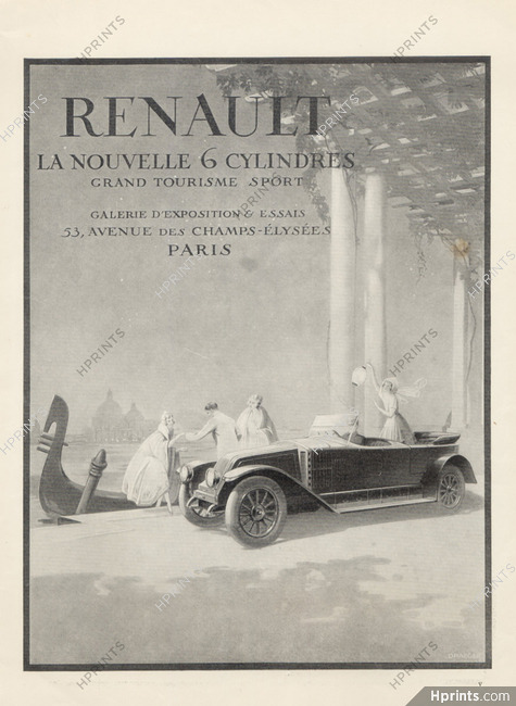 Renault (Cars) 1921 Venice