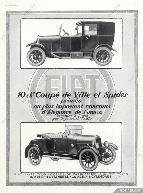 Fiat (Cars) 1924