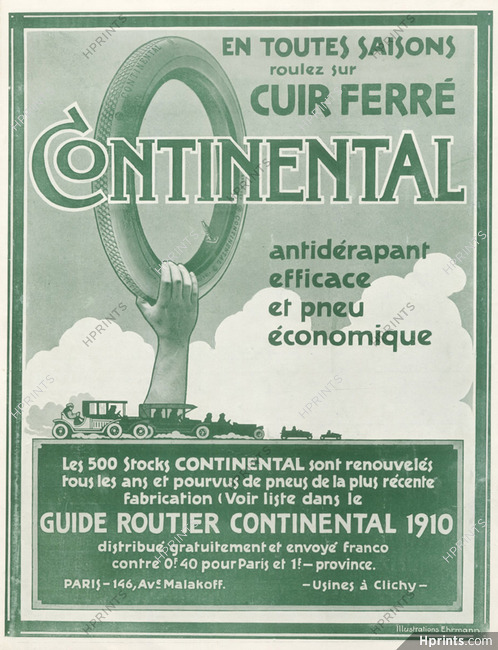 Continental (Tyres) 1910 A. Ehrmann