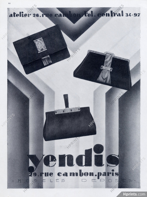 Yendis (Handbags) 1926 Art Deco Style
