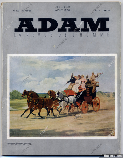 Adam 1950 N°199 Magazine for Men