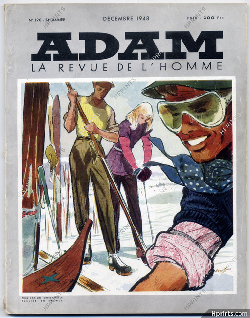 Adam 1948 N°190 Magazine for Men, Fox-Hunting