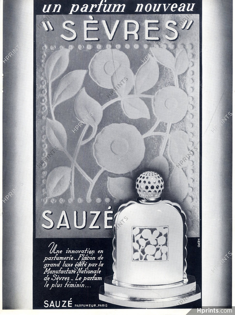 Sauzé (Perfumes) 1938 "Sèvres" Art Deco