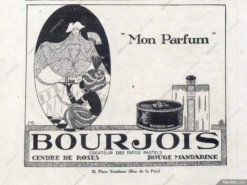 Bourjois (Perfumes) 1927 Mon Parfum, Venitian — Perfumes