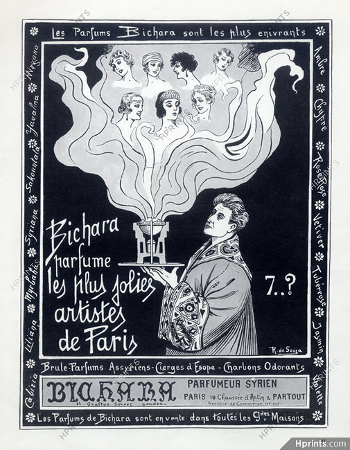 Bichara (Syrian Perfumer) 1924 R. de Souza