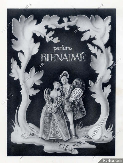 Bienaimé (Perfumes) 1942 Medieval Costumes
