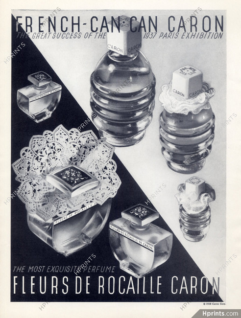 Caron (Perfumes) 1938 Fleurs De Rocaille, French Cancan