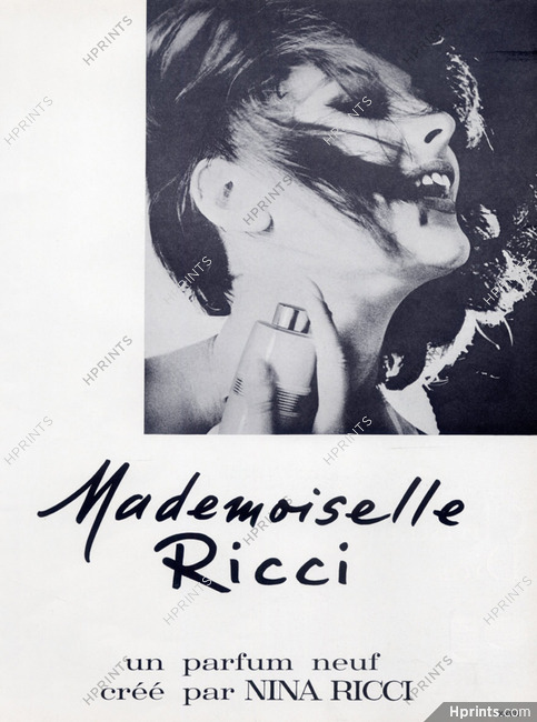 Nina Ricci (Perfumes) 1967 Mademoiselle Ricci
