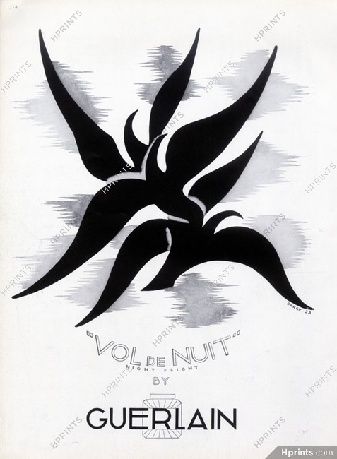 Guerlain (Perfumes) 1937 Vol de Nuit, Night Flight, Darcy