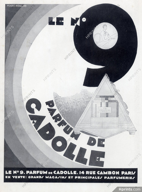 Cadolle (Perfumes) 1928 N°9 Marc Real