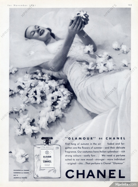 Chanel (Perfumes) 1935 Glamour, Photo Munkacsi