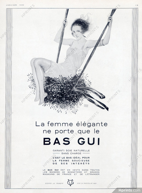 Bas Gui (Stockings) 1930 Léonnec (L)