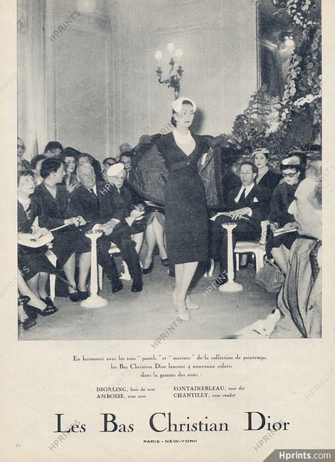 Christian Dior (Lingerie) 1955 Fashion Show, Jean Cocteau