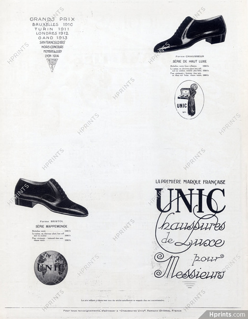 Unic (Shoes) 1924