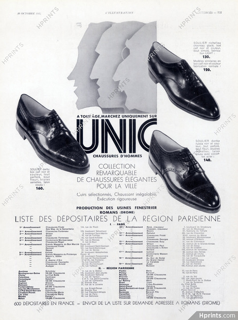 Unic (Shoes) 1934 Marchas