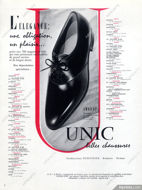 Unic (Shoes) 1960 Guide-Step