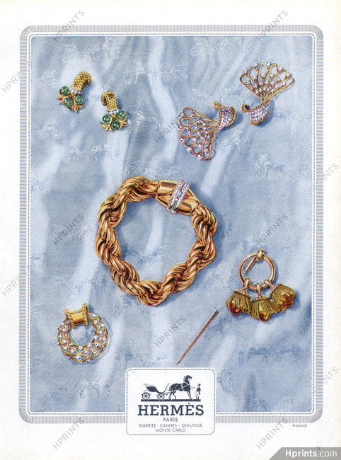 Hermès (Jewels) 1948 Broche, Bracelet, Clip