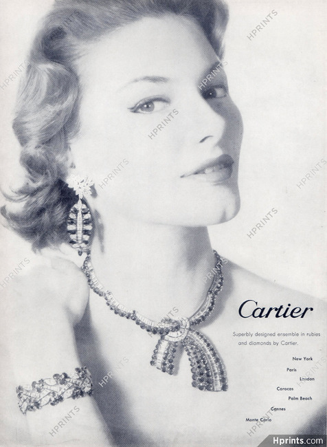 Cartier (Jewels) 1954 Ensemble in Rubies and Diamonds