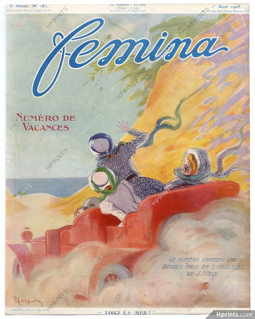 Leonetto Cappiello 1908 Femina Cover