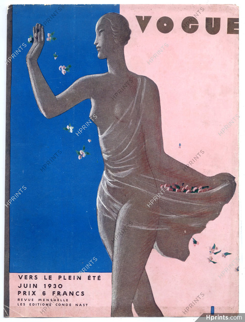 Eduardo Garcia Benito 1930 Vogue Cover