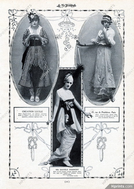 Lucile - Lady Duff Gordon 1914 Dresses, Danièle Darmody