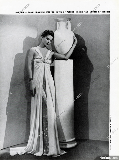 Madeleine Vionnet 1937 Photo Man Ray, Evening Gown
