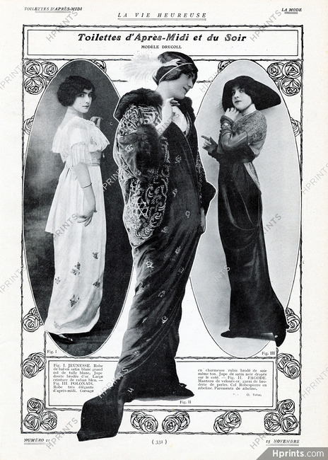 Drecoll (Couture) 1912 Photo Talbot