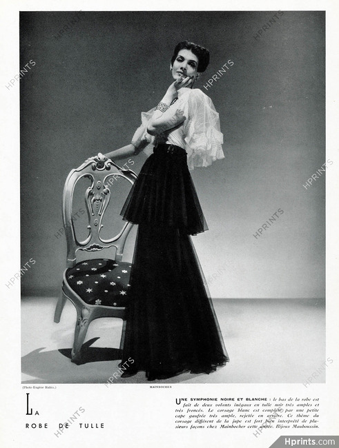 Mainbocher (Couture) 1938 Photo Eugène Rubin