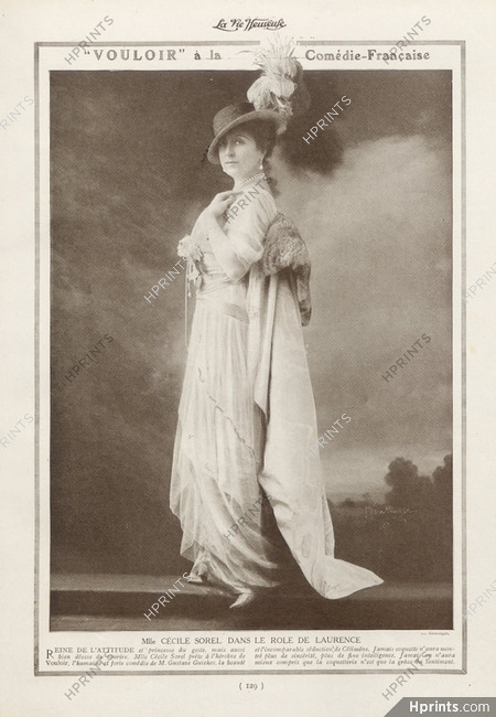 Cécile Sorel 1913 Photo Reutlinger (Studio)