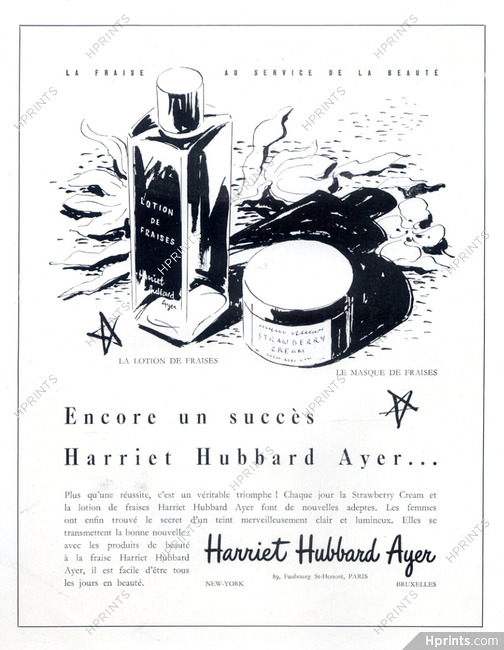 Harriet Hubbard Ayer (Cosmetics) 1949