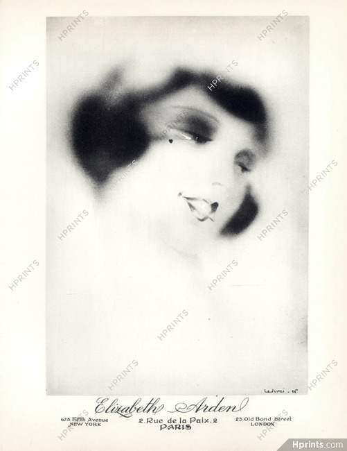 Elizabeth Arden 1928 Wurci, Original Lithograph Paul Poiret Making-up